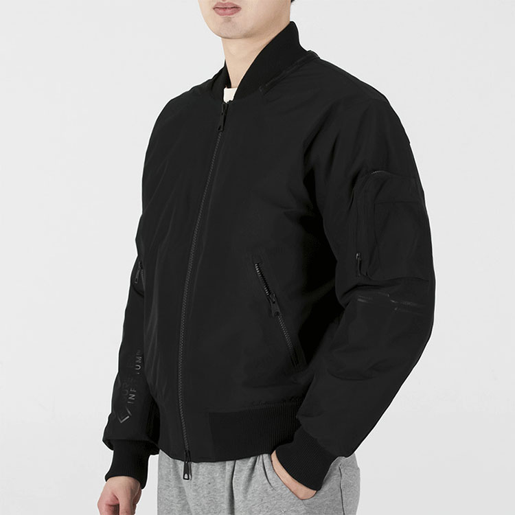 Purchase Jordan  Black Winter Short Jacket with Pocket and Zipper. DJ0233-010