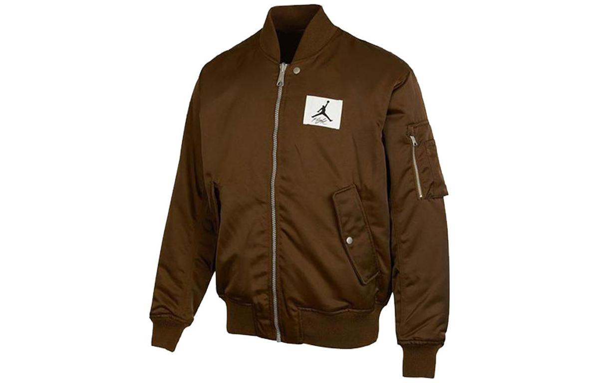 Jordan  Casual Versatile Flight Jacket Brown. DQ7345-385