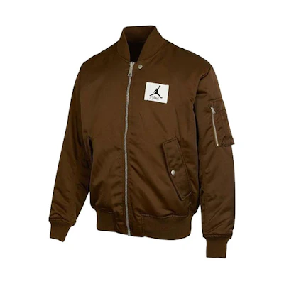 Jordan Casual Versatile Flight Jacket Brown. DQ7345-385