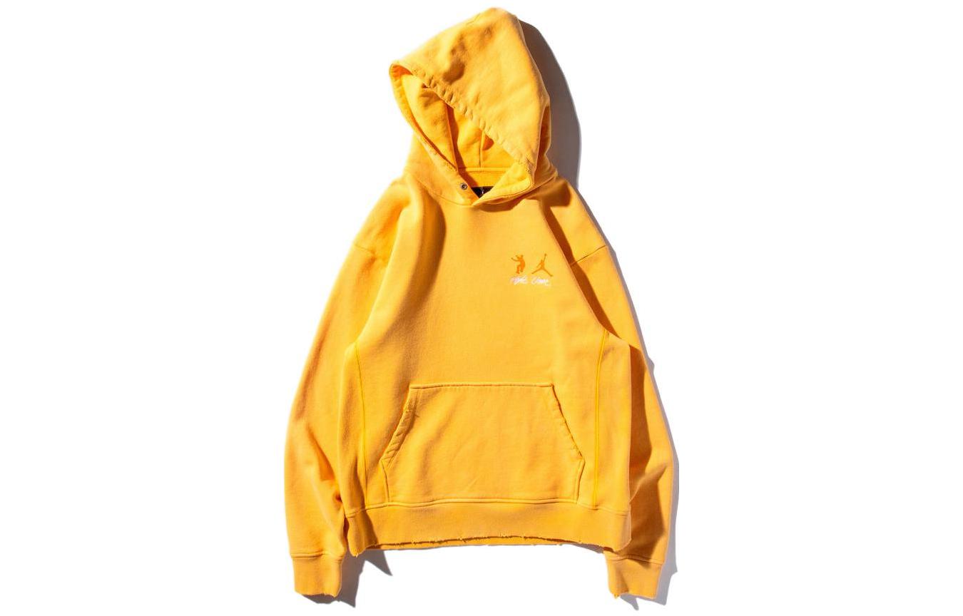 Jordan "Future Is Now" Capsule Hoodie Yellow - Unisex Pullover Long Sleeve Classic Style DJ9524-771