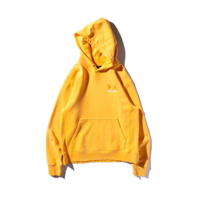Jordan "Future Is Now" Capsule Hoodie Yellow - Unisex Pullover Long Sleeve Classic Style DJ9524-771