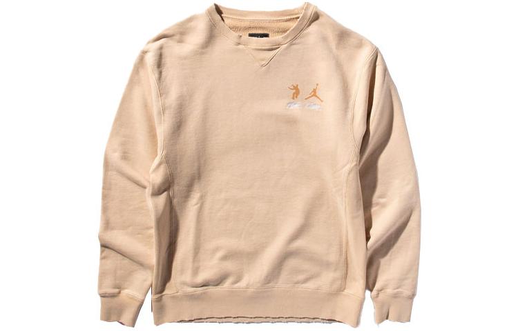 Jordan "Future Is Now" Capsule Logo Crewneck Sweatshirt Khaki ( US Fit) DJ9522-268