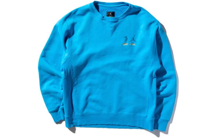 Jordan "Future Is Now" Union Logo Crewneck Sweatshirt Blue ( US Version) DJ9522-483