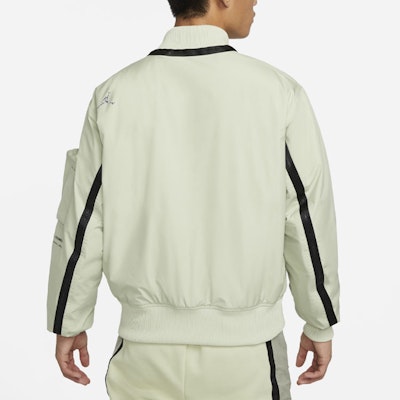 Jordan Green Short Jacket with Zippered Pockets Cotton Outerwear DJ0233-371 Purchase Jordan Green Short Jacket with Zippered Pockets Cotton Outerwear DJ0233-371