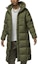 Shop Jordan Loose Fit Hooded Down Jacket Olive Green FV7270-222