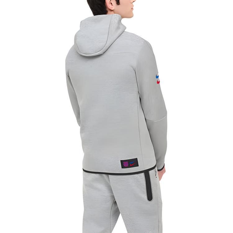 Jordan  Slim Fit Graphic Hoodie Jacket - Grey DN3084-063 圖 3
