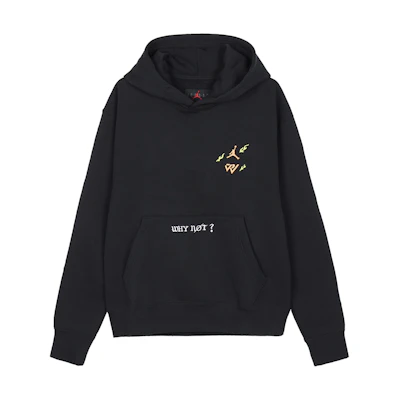 Jordan "Why Not?" Hoodie Black Casual Athletic Sweatshirt DD3320-010