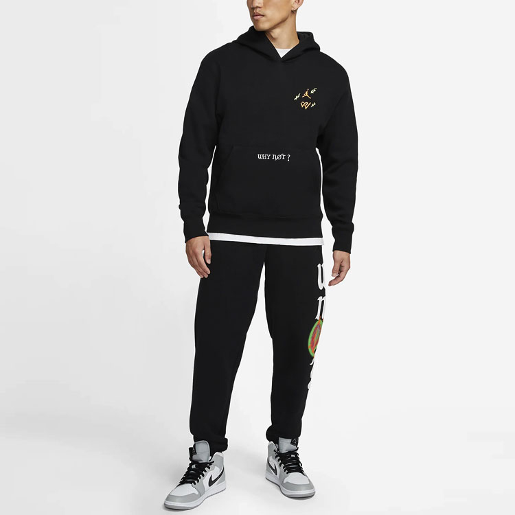 Shop Jordan "Why Not?" Hoodie Black Casual Athletic Sweatshirt DD3320-010