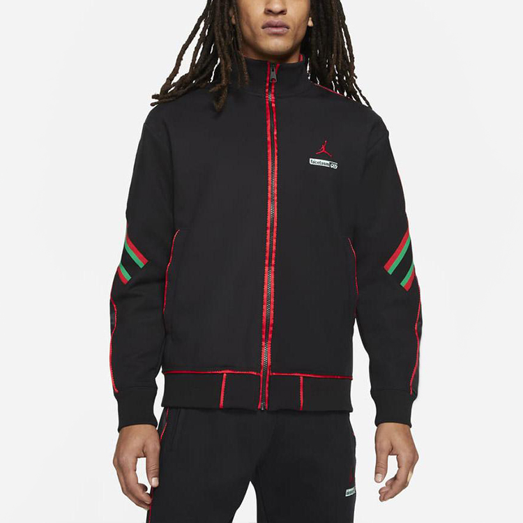 Shop Jordan "Why Not?" x FACETASM 聯名條紋立領夾克 DC4638-010