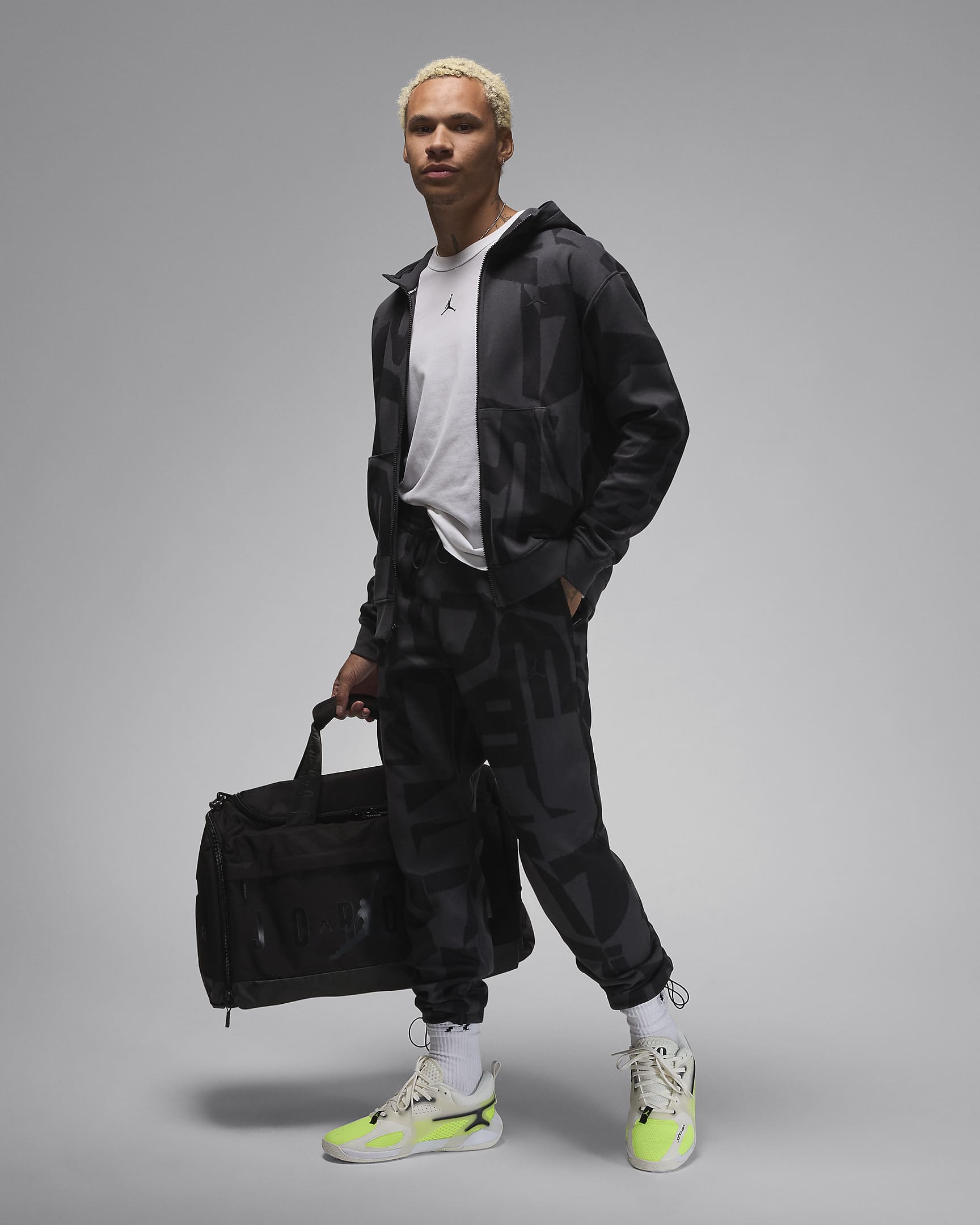 Jordan Air (Heir) Series PF 'White/Black Bolt' 'Sail Volt Black' 圖 10