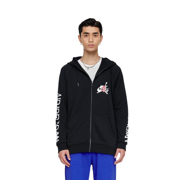 Jordan Air Basketball Hoodie Jacket Black CK2224-010 圖 6