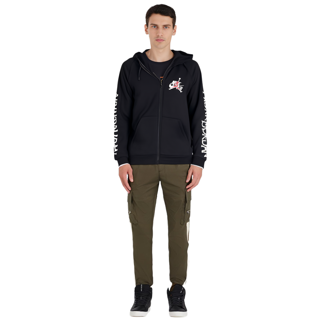 Jordan Air Basketball Hoodie Jacket Black CK2224-010 圖 7