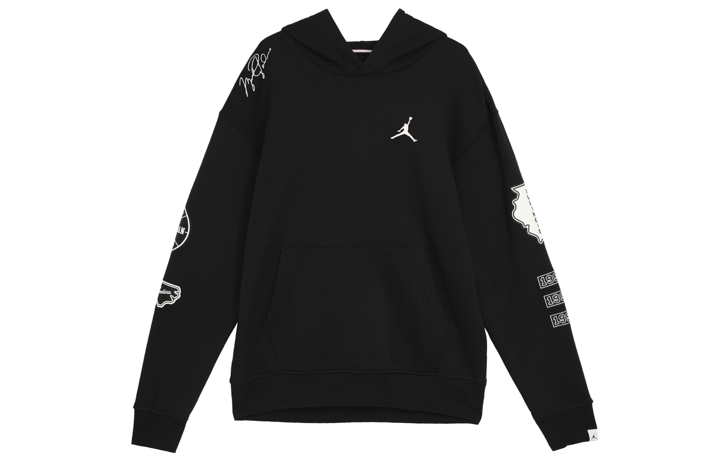 Jordan Air Black Pullover Hoodie Casual Training Sweatshirt FN4617-010