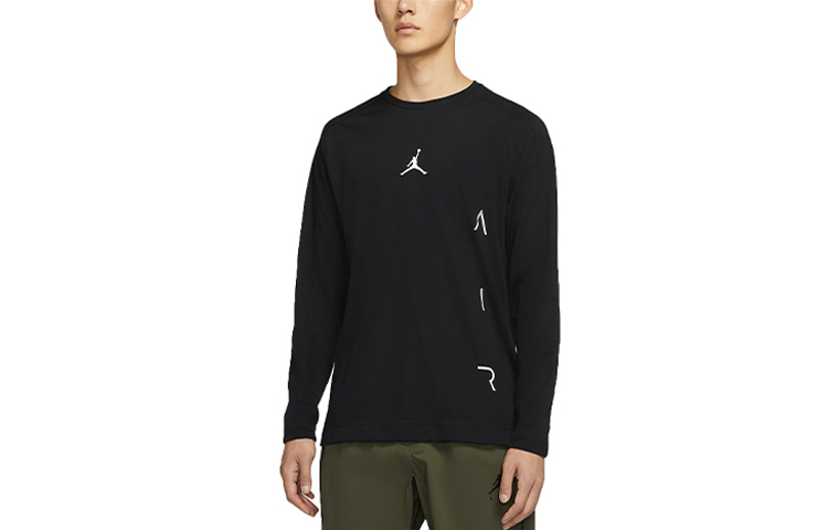 Jordan Air Casual Sweatshirt Black Tee DB4367-010