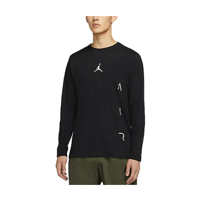Jordan Air Casual Sweatshirt Black Tee DB4367-010