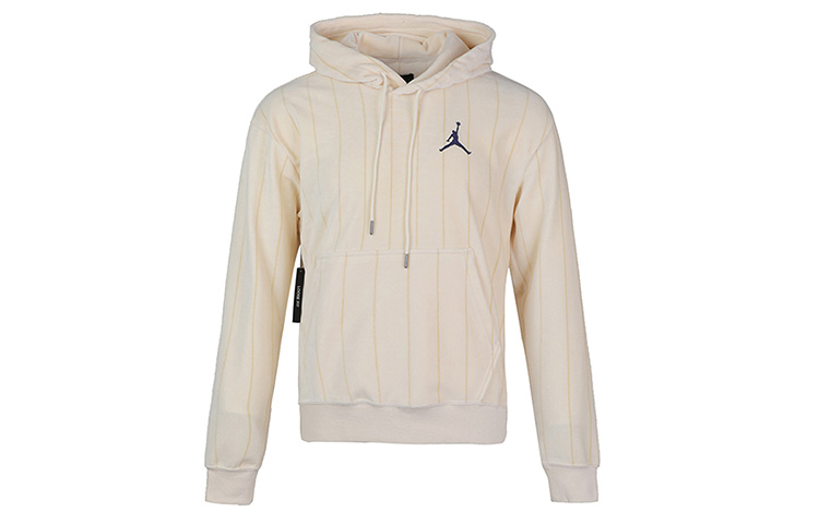 Jordan Air Chenille Striped Hoodie Beige () CD5740-271