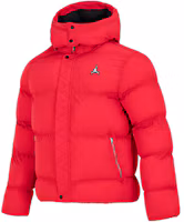 Jordan Air Classic Logo Puffer Jacket Red Windproof Warm Hoodie DQ8105-612 Jordan Air Classic Logo Puffer Jacket Red Windproof Warm Hoodie DQ8105-612