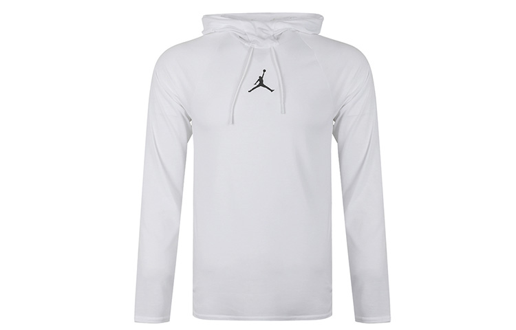 Jordan Air Dri-Fit 23 Alpha Hoodie White Sweatshirt With Jumpman Logo CD5188-100