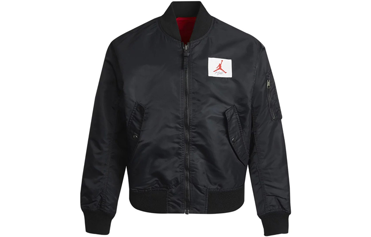 Jordan Air Flight Reversible Baseball Jacket Black CV2243-010