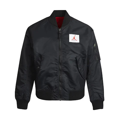 Jordan Air Flight Reversible Baseball Jacket Black CV2243-010