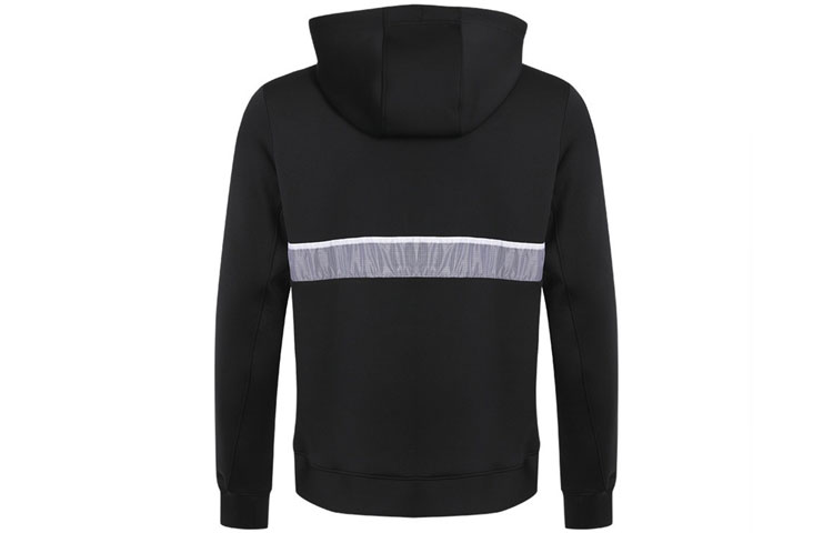 Lookbook 乔丹Air半拉链标志黑色套头运动衫 CK6454-010