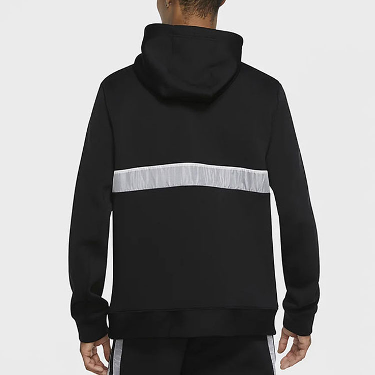 Sizing 乔丹Air半拉链标志黑色套头运动衫 CK6454-010