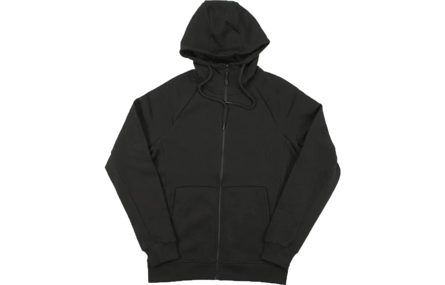 Jordan Air Jordan Craig Solid Color Zip Hoodie Jacket - Black 8420H-BLK
