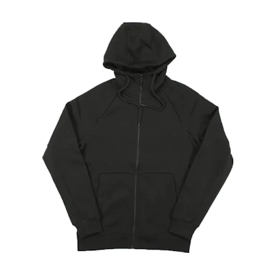 Jordan Air Jordan Craig Solid Color Zip Hoodie Jacket - Black 8420H-BLK