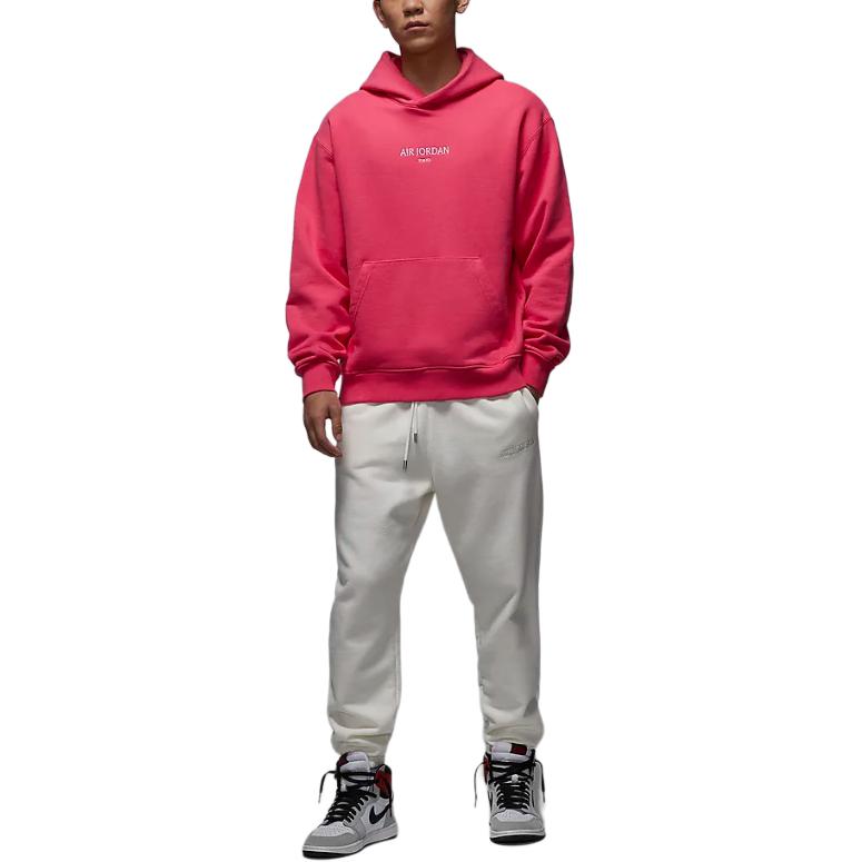 Jordan Air Jordan Wordmark Hoodie Pullover Purple Aster Pink FZ1173-629
