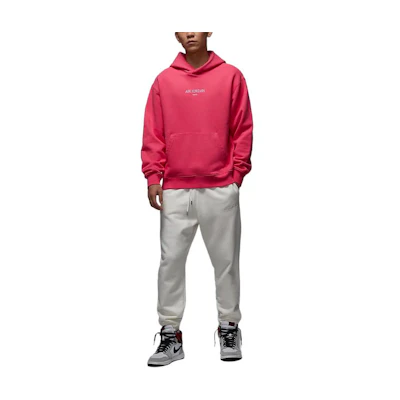 Jordan Air Jordan Wordmark Hoodie Pullover Purple Aster Pink FZ1173-629