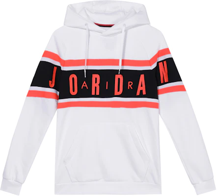 Jordan Air Logo連帽運動衫 白色多彩印花休閒上衣 BQ5655-100 Buy Jordan Air Logo連帽運動衫 白色多彩印花休閒上衣 BQ5655-100
