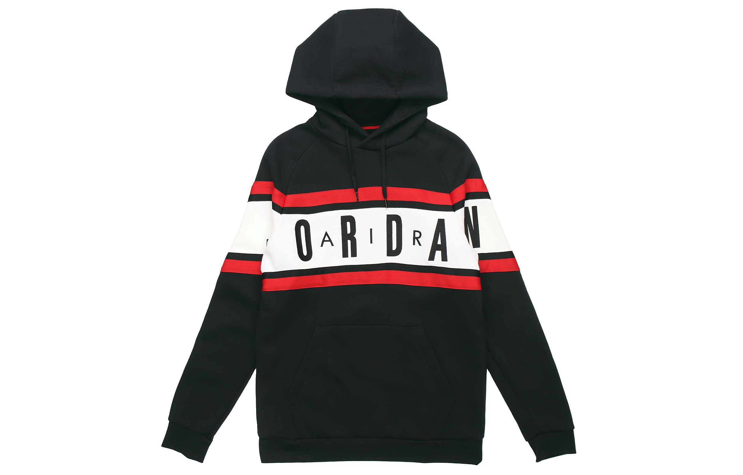 Jordan Air Patchwork Collegiate Fleece Hoodie Black Sweater BQ5655-010