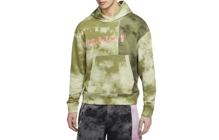 Order Jordan Air Sport DNA Ink DIY Colorblock Sweatshirt Green CJ0227-370