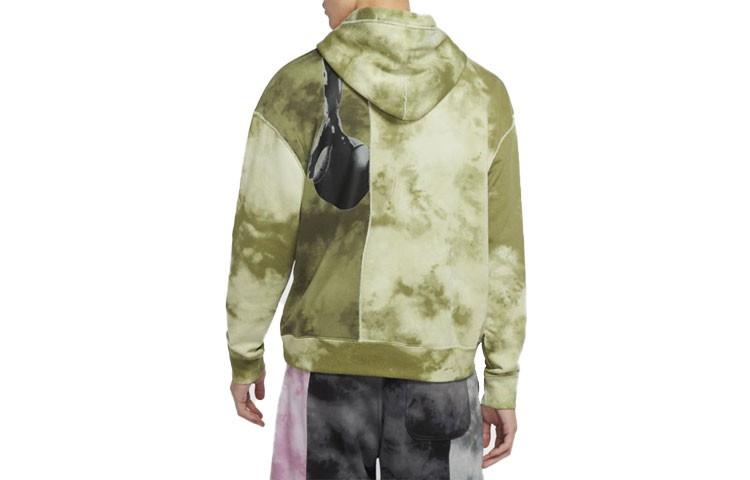 Lookbook Jordan Air Sport DNA Ink DIY Colorblock Sweatshirt Green CJ0227-370