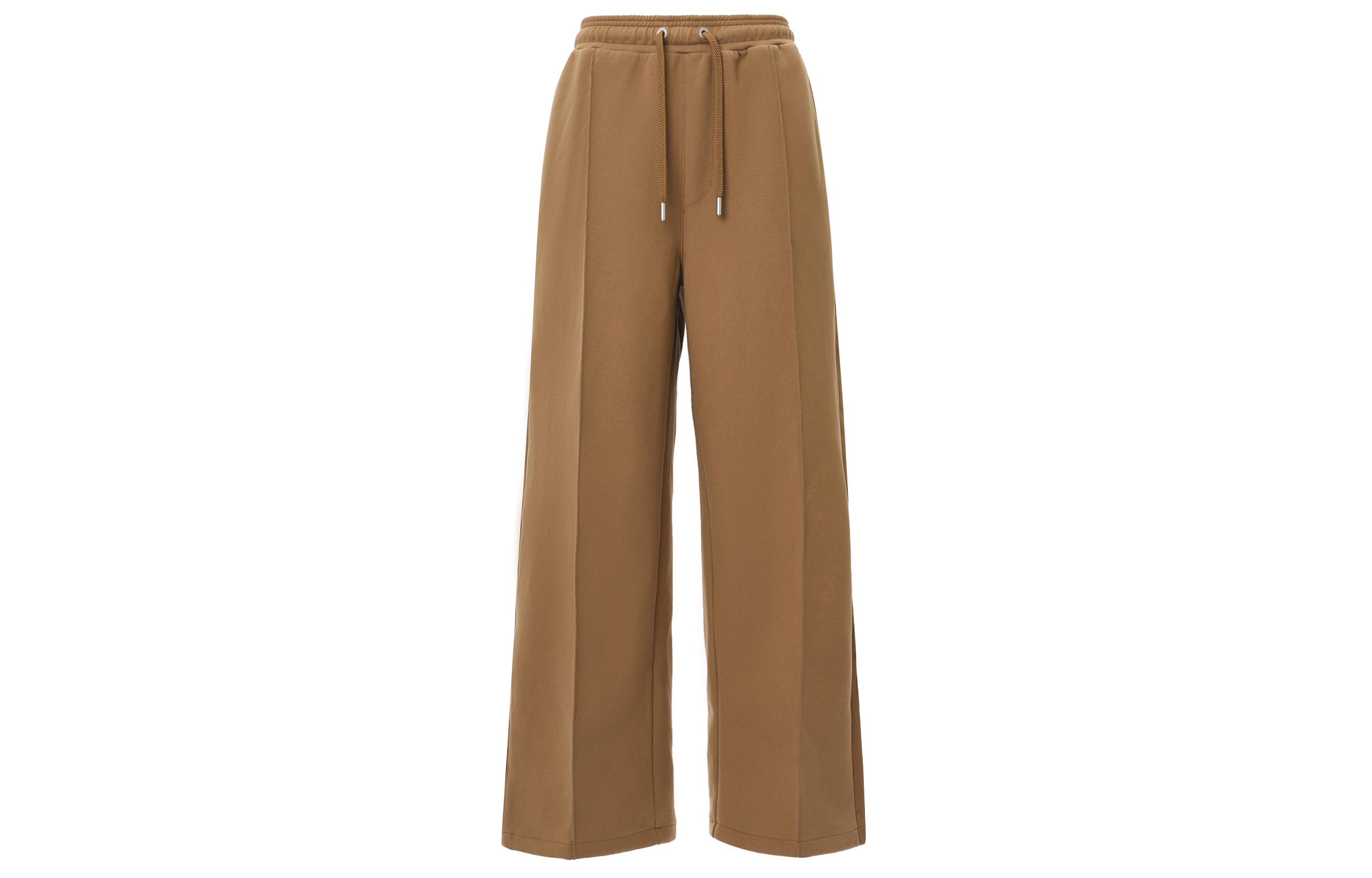 Jordan Air Wide-Leg Knit Casual Pants Soft Comfort - Dark Brown. FZ2135-223