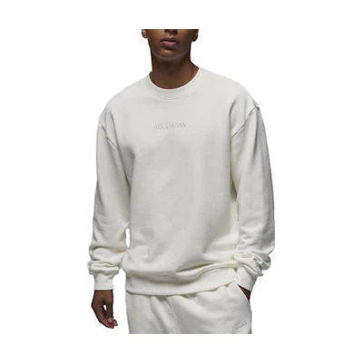 Jordan Air Wordmark Embroidered Crewneck Sweatshirt Off-White FJ7788-133