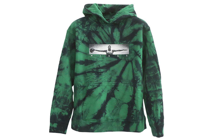 Jordan Air x All-Star Weekend Artist Retro Print Pullover Hoodie Green CW1125-312