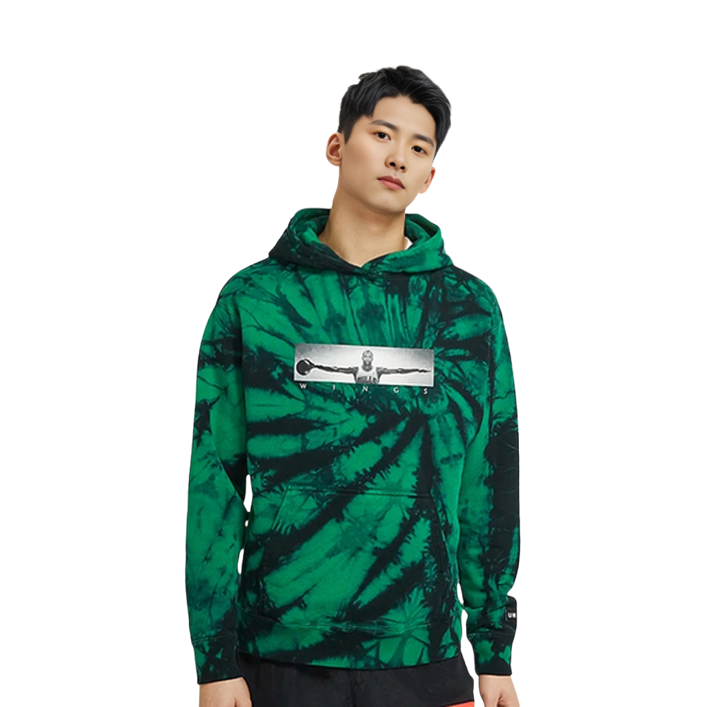 Shop Jordan Air x All-Star Weekend Artist Retro Print Pullover Hoodie Green CW1125-312