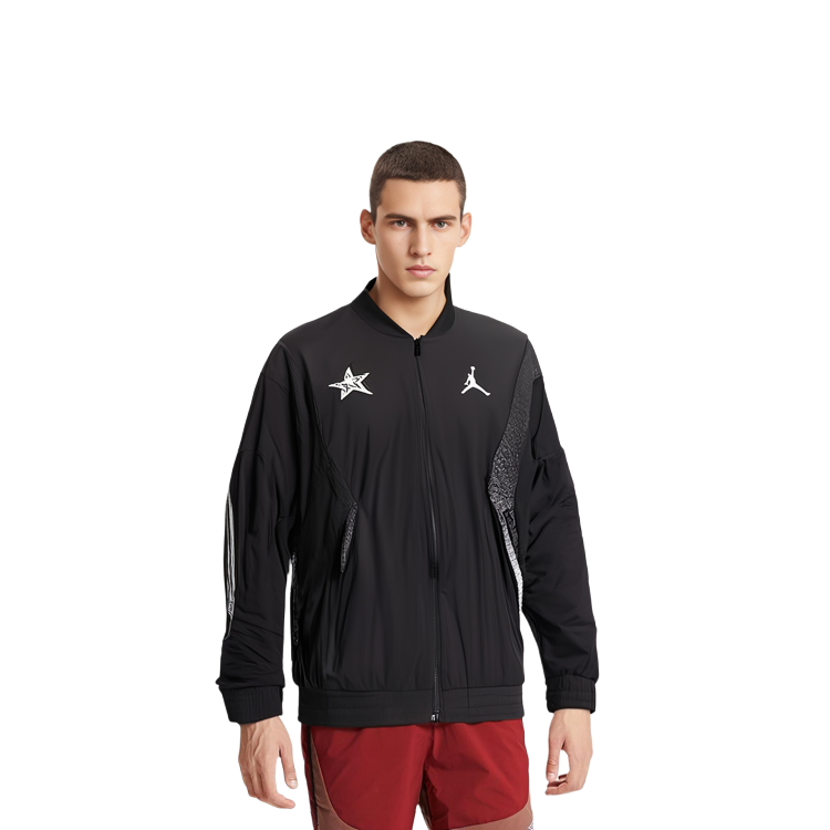 Jordan All Star Game Charlotte Warm-up Jacket Black AJ8954-010 圖 5
