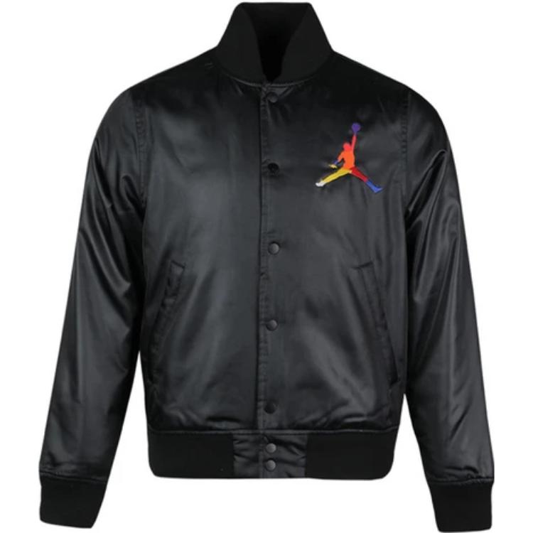 Jordan Alphabet Logo Flight Jacket Black AV0113-010