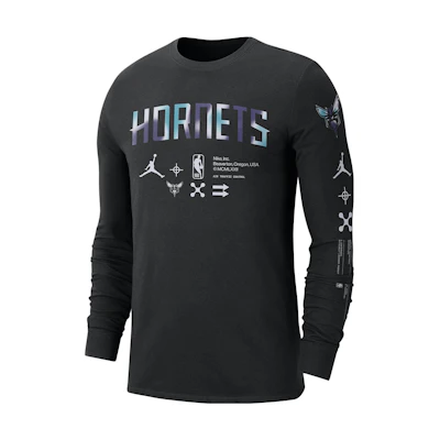 Jordan Alphabet Logo Graphic Crewneck Sweatshirt Black DZ0338-010