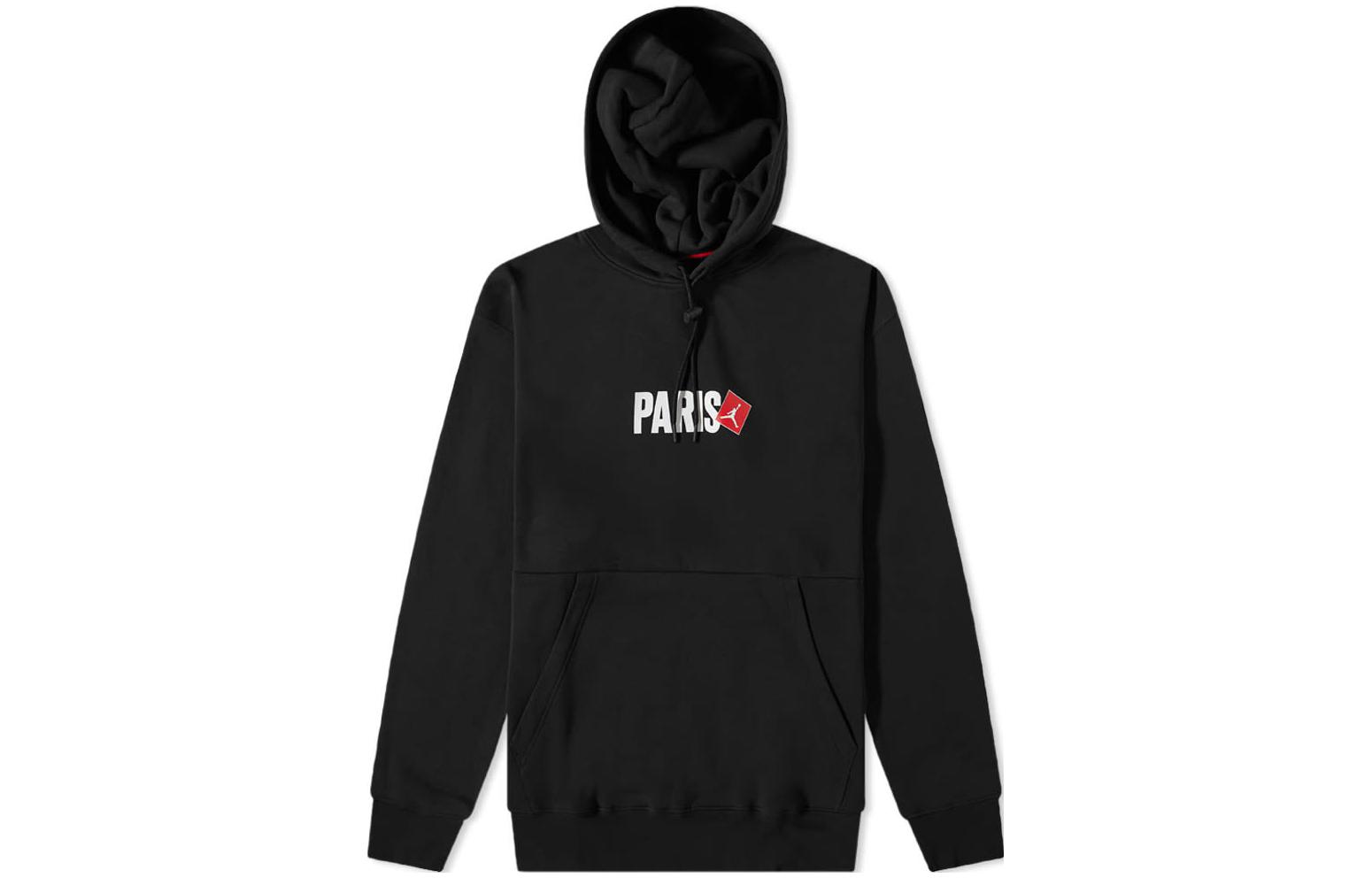 Jordan Alphabet Print Hoodie Black DD8069-010