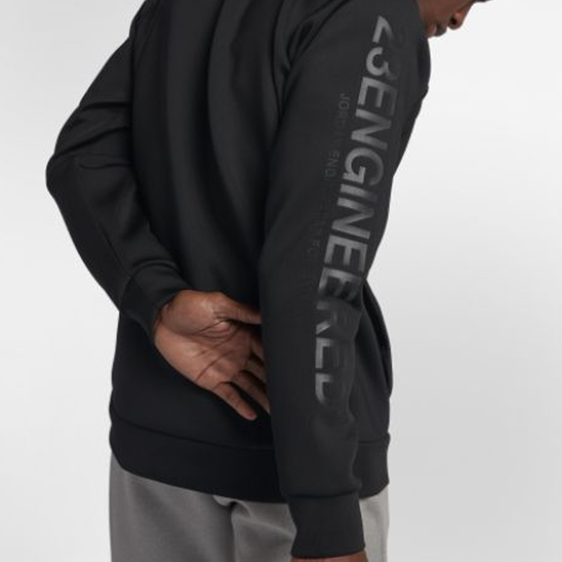 Purchase Jordan Baju Sweatshirt Lengan Panjang Hitam Cetakan Huruf Crewneck 884026-010