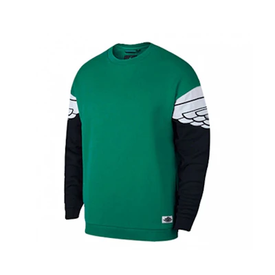 Jordan Arm Wing Logo Pullover Sweatshirt Retro Crewneck - Green AO0427-302