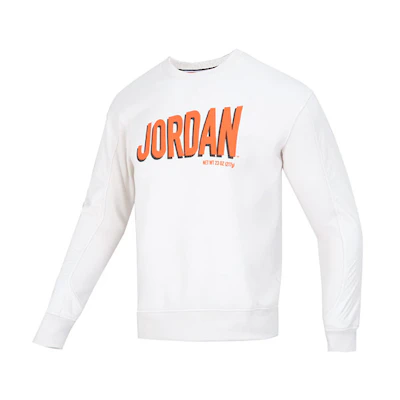 Jordan AS MJ FLT MVP GFX Fleece Crew Sweatshirt White - Casual Wear DV7589-030