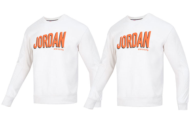 Jordan AS MJ MVP Fleece Crew Sweatshirt 2-Pack White Logo Print Casual Wear DV7589-030-2-PACK