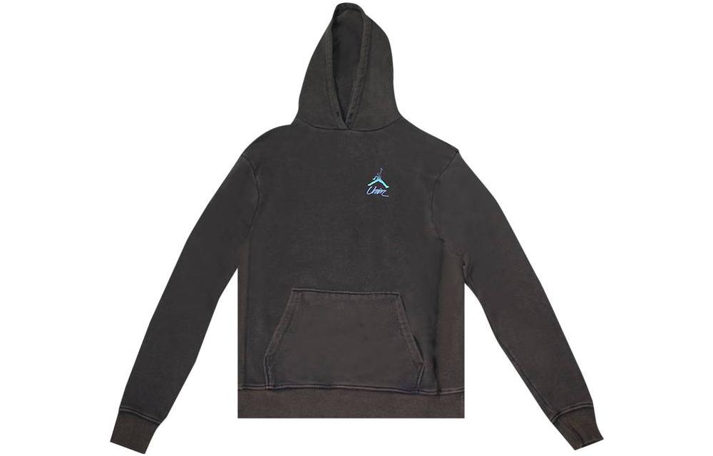 Jordan Back Print Long Sleeve Hoodie Black CT6492-010