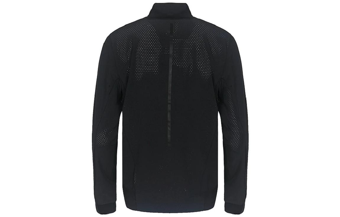 Lookbook 乔丹篮球飞行黑色针织长袖夹克男款 861501-010