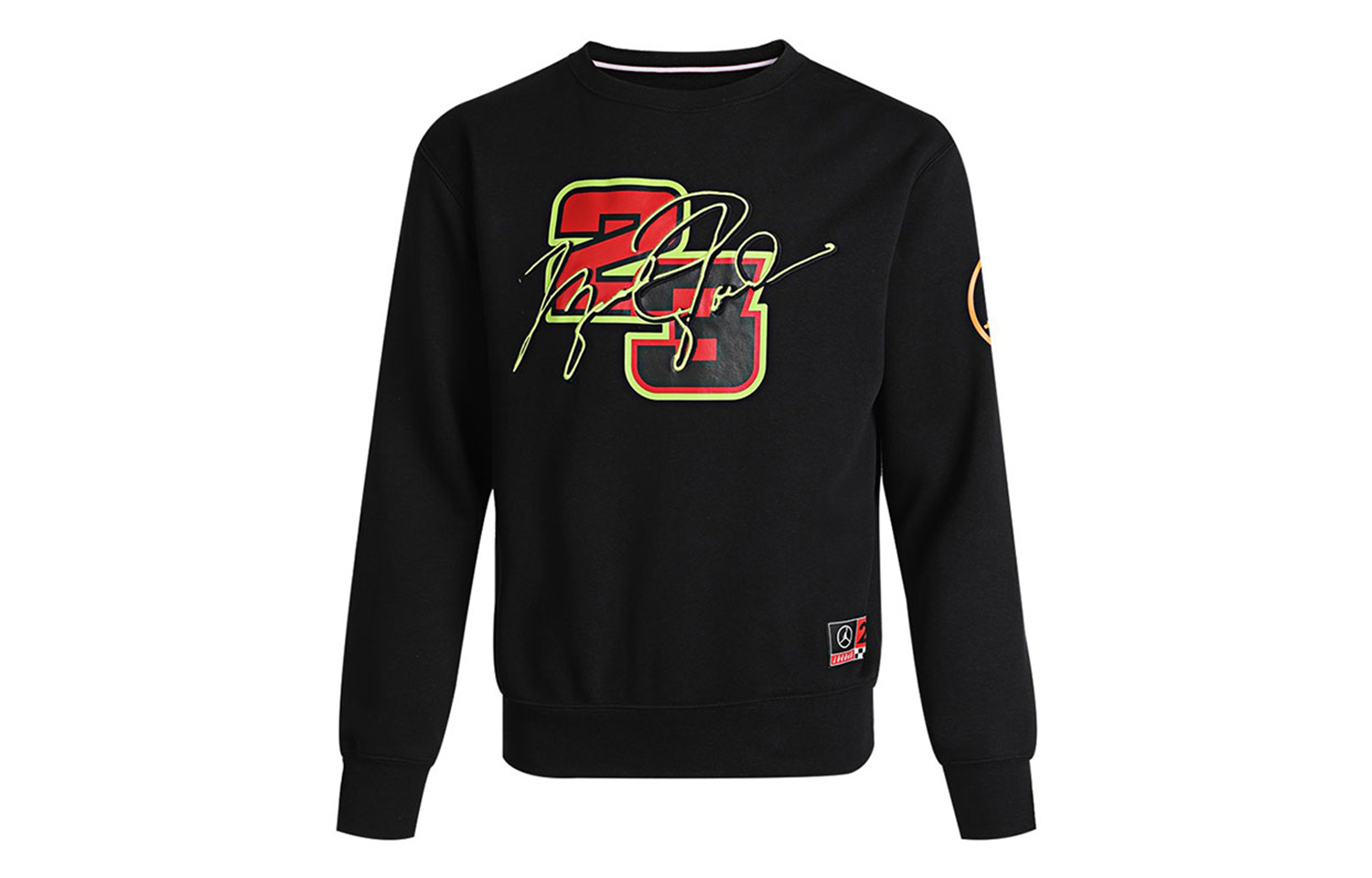 Jordan Basketball Graphic Crewneck Fleece Sweatshirt Black DD3877-010