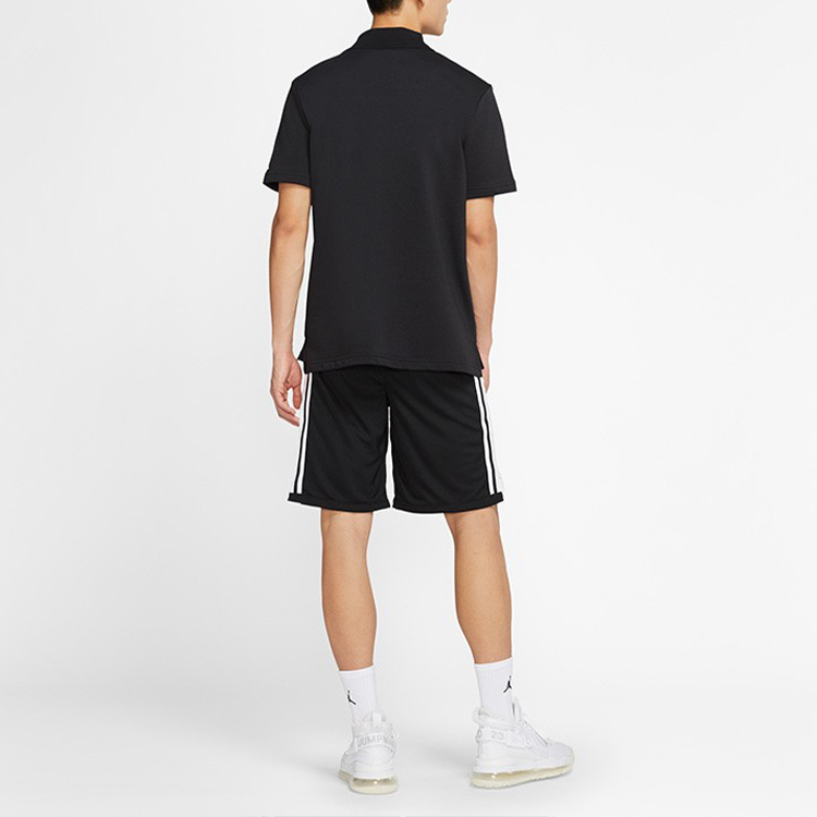 Purchase 乔丹篮球图案男士黑色T恤 AJ1111-010